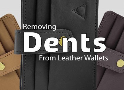 removing-dents-from-leather-wallets